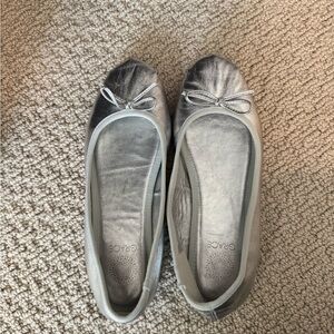 Grace Silver Reims Ballerina Flats